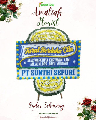 Papan Bunga Duka di Cihuni