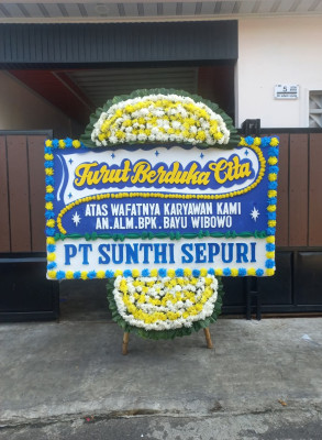 Papan Bunga Duka di Cihuni
