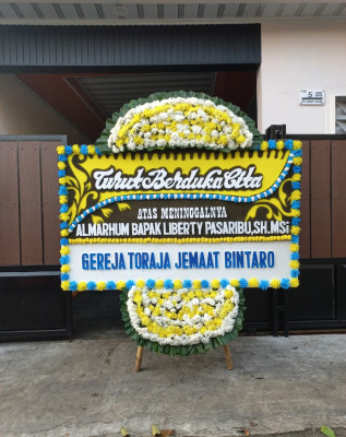 Papan Bunga Duka di Cihuni